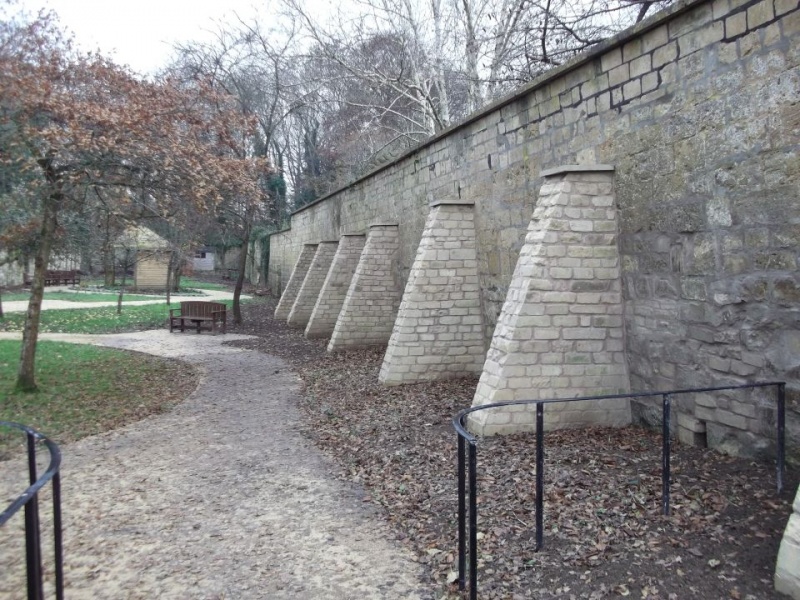 Support Buttresses Coombe Down Bath