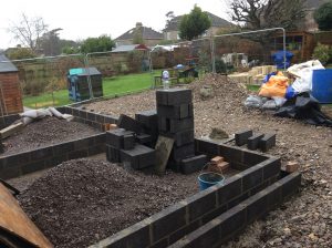 foundations of a home extension in Bath